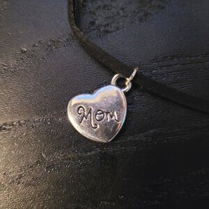 2 for $16! Mom Heart Charm Choker Necklace